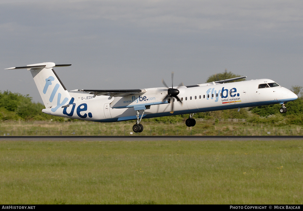Aircraft Photo of G-JEDV | Bombardier DHC-8-402 Dash 8 | Flybe - British European | AirHistory.net #10957