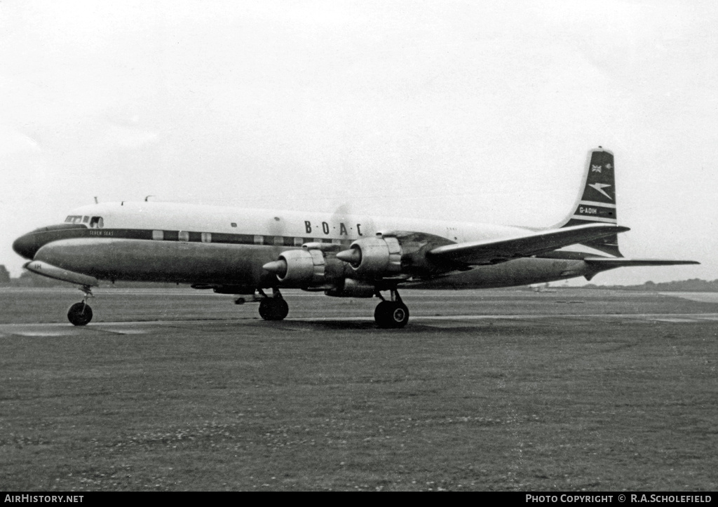 Aircraft Photo of G-AOIH | Douglas DC-7C | BOAC - British Overseas Airways Corporation | AirHistory.net #10965