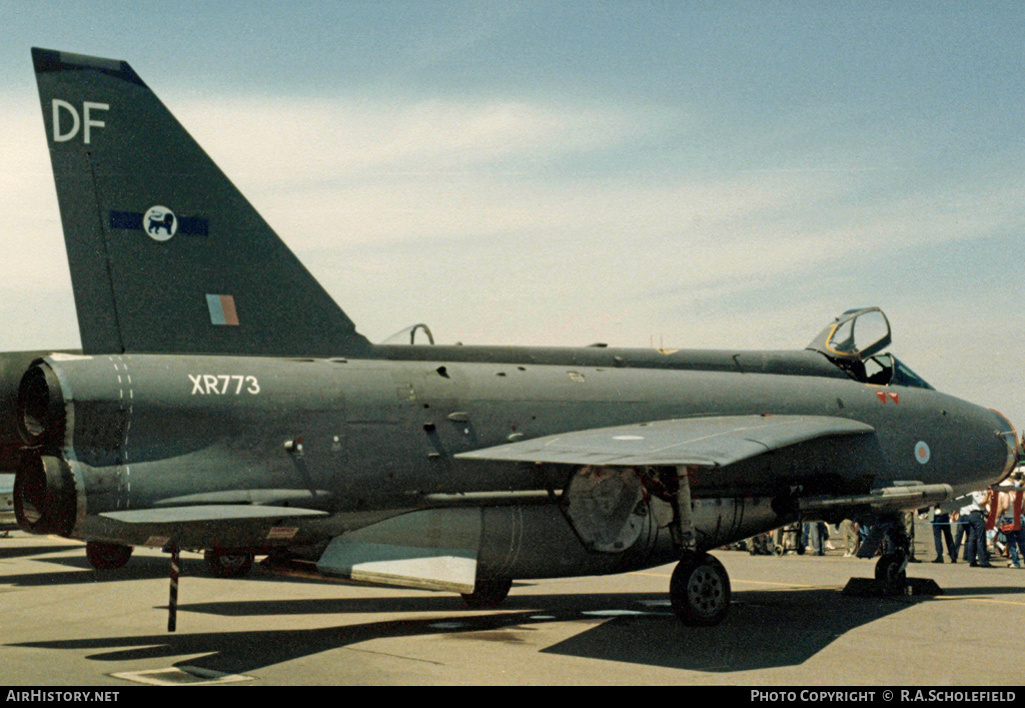 Aircraft Photo of XR773 | English Electric Lightning F6 | UK - Air Force | AirHistory.net #10966