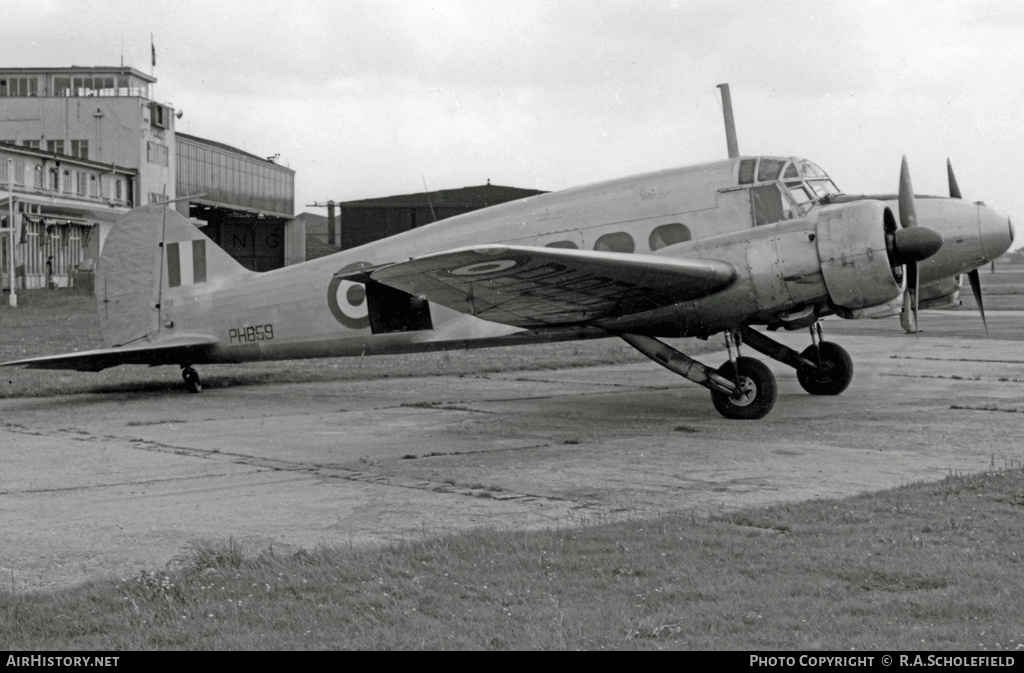 Aircraft Photo of PH859 | Avro 652A Anson C19/1 | UK - Air Force | AirHistory.net #10971
