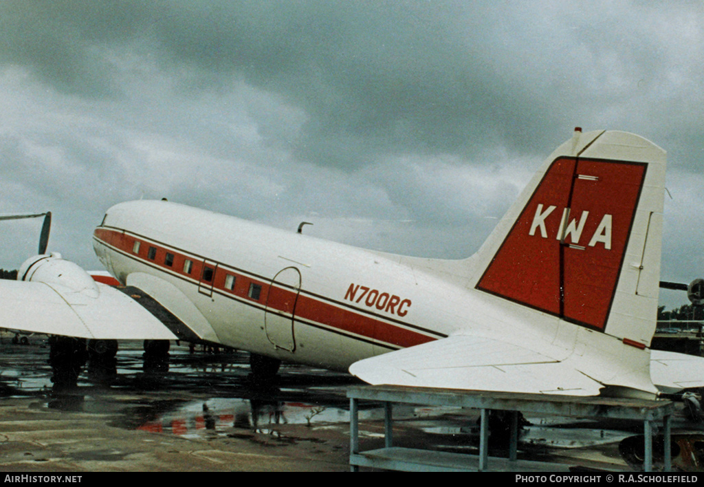 Aircraft Photo of N700RC | Douglas DC-3(C) | KWA - Key West Airlines | AirHistory.net #10973