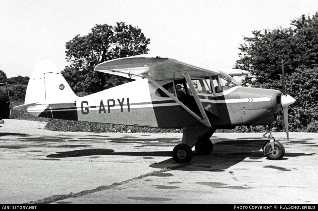 Aircraft Photo of G-APYI | Piper PA-22-135 Tri-Pacer | AirHistory.net #10977