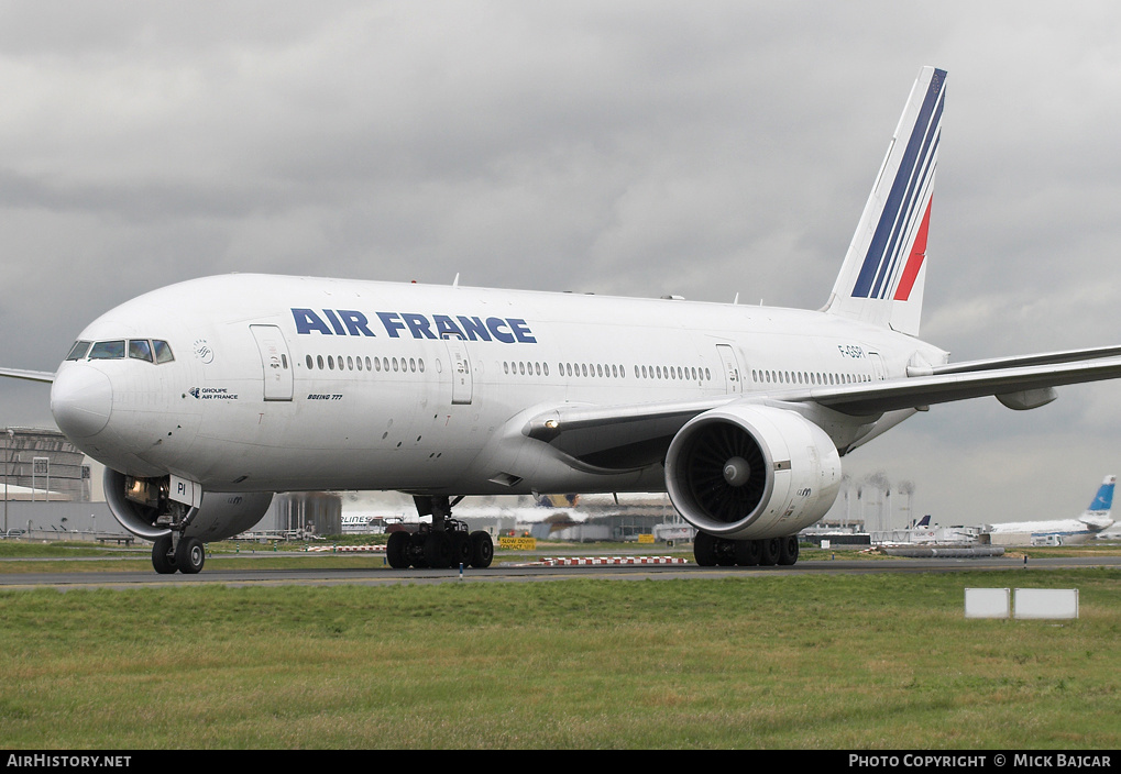 Aircraft Photo of F-GSPI | Boeing 777-228/ER | Air France | AirHistory.net #10990