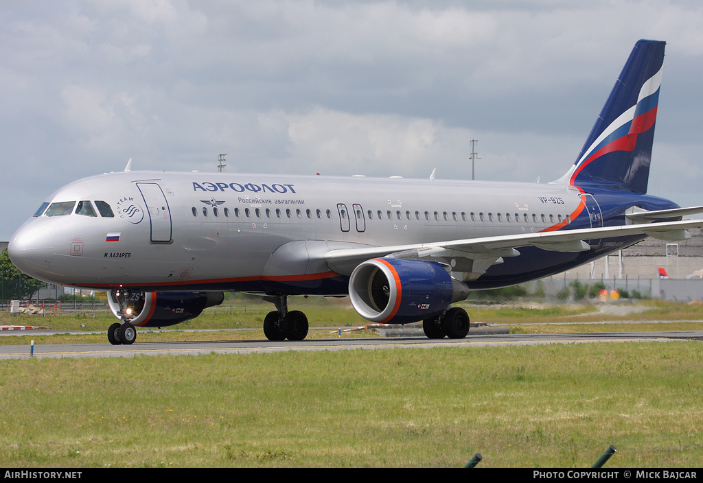 Aircraft Photo of VP-BZS | Airbus A320-214 | Aeroflot - Russian Airlines | AirHistory.net #10995