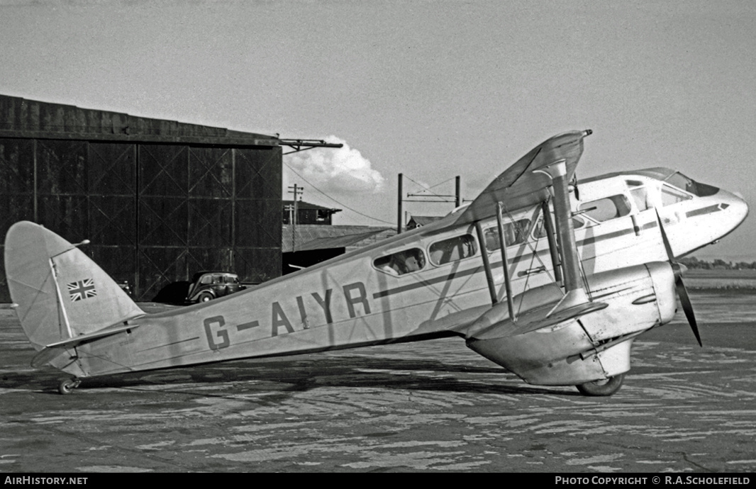 Aircraft Photo of G-AIYR | De Havilland D.H. 89A Dragon Rapide | AirHistory.net #11000