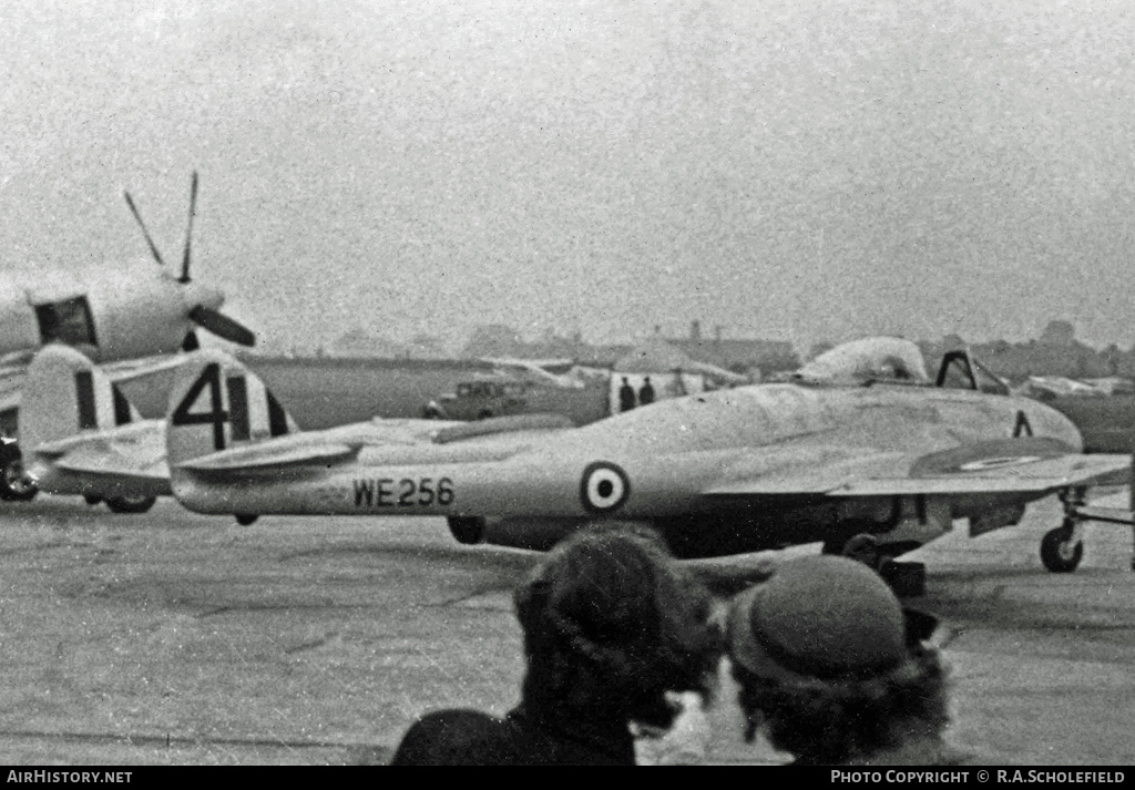 Aircraft Photo of WE256 | De Havilland D.H. 112 Venom FB1 | UK - Air Force | AirHistory.net #11005