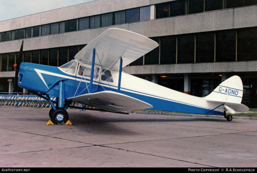 Aircraft Photo of G-ADND | De Havilland D.H. 87B Hornet Moth | AirHistory.net #11011