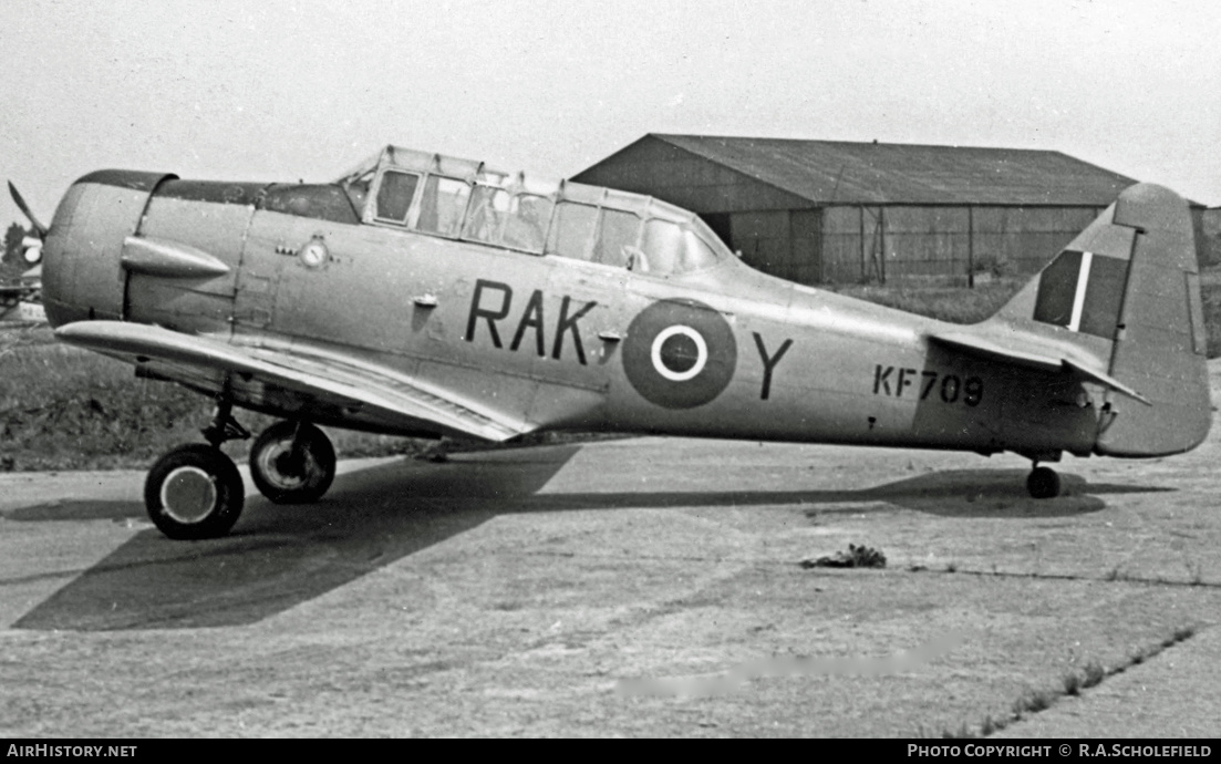 Aircraft Photo of KF709 | North American AT-16 Harvard IIB | UK - Air Force | AirHistory.net #11016