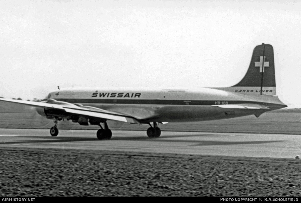 Aircraft Photo of HB-IBB | Douglas DC-6A | Swissair | AirHistory.net #11020