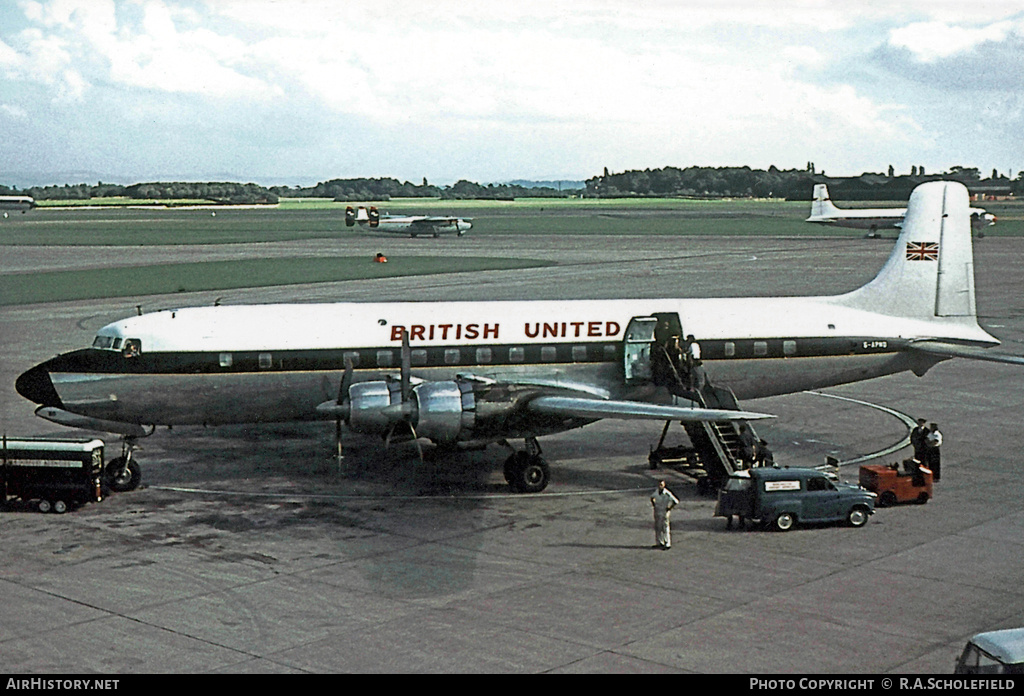 Aircraft Photo of G-APNO | Douglas DC-6A | British United Airways - BUA | AirHistory.net #11021