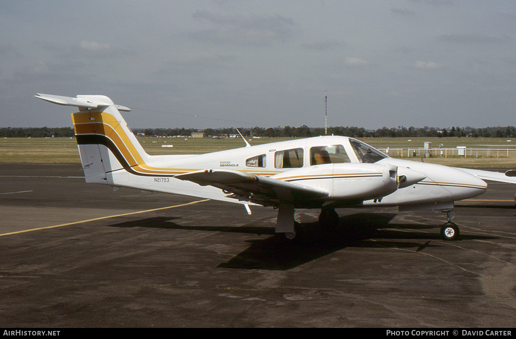 Aircraft Photo of N21793 | Piper PA-44-180 Seminole | AirHistory.net #11037