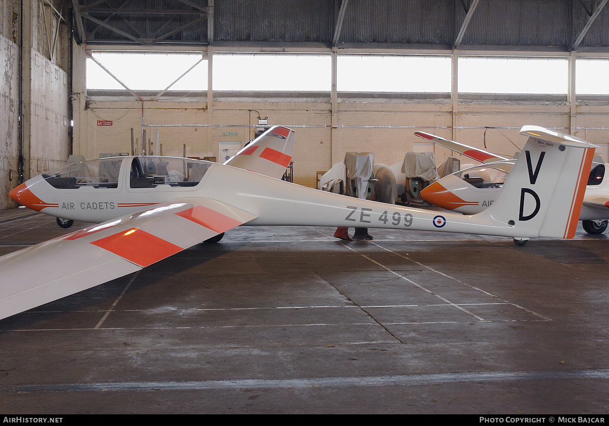 Aircraft Photo of ZE499 | Grob G-103A Viking TX1 | UK - Air Force | AirHistory.net #11050