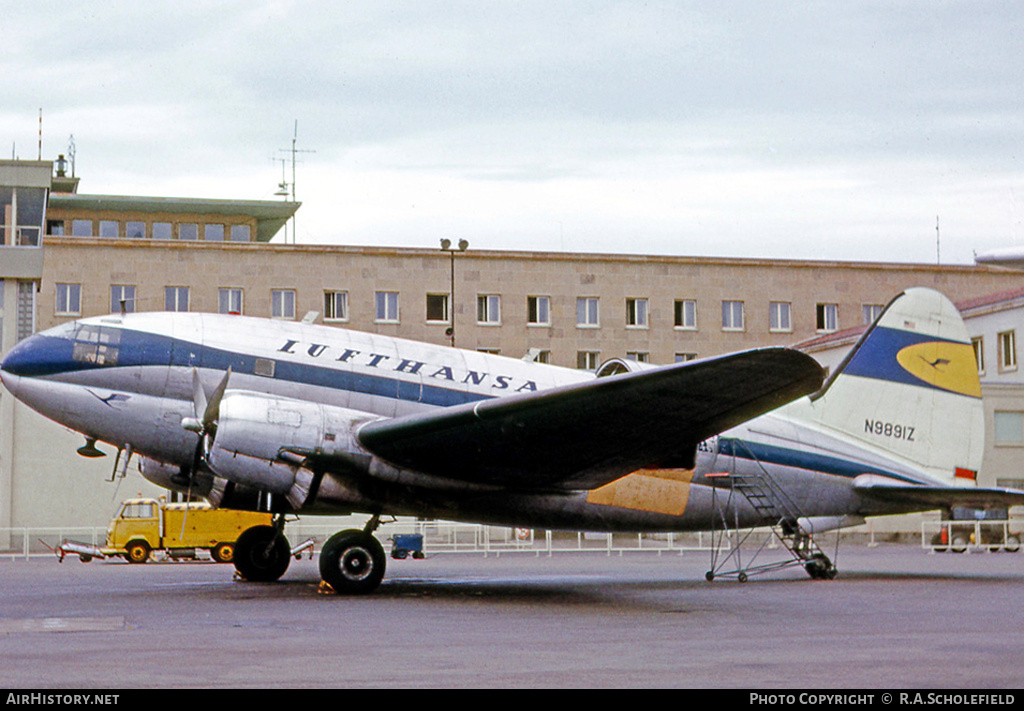 Aircraft Photo of N9891Z | Curtiss C-46D Commando | Lufthansa | AirHistory.net #11057