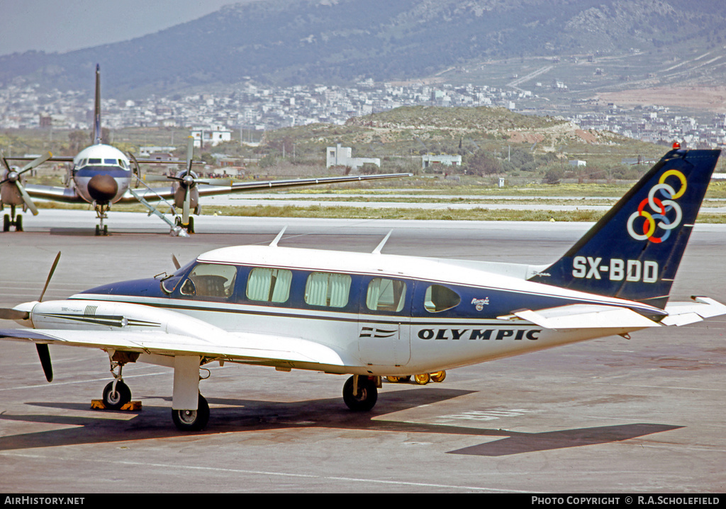 Aircraft Photo of SX-BDD | Piper PA-31-310 Navajo | Olympic | AirHistory.net #11064