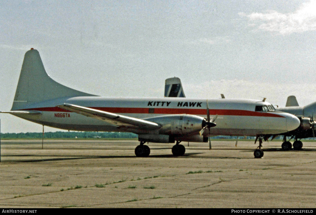 Aircraft Photo of N866TA | Convair 640/F | Kitty Hawk AirCargo - KHA | AirHistory.net #11074