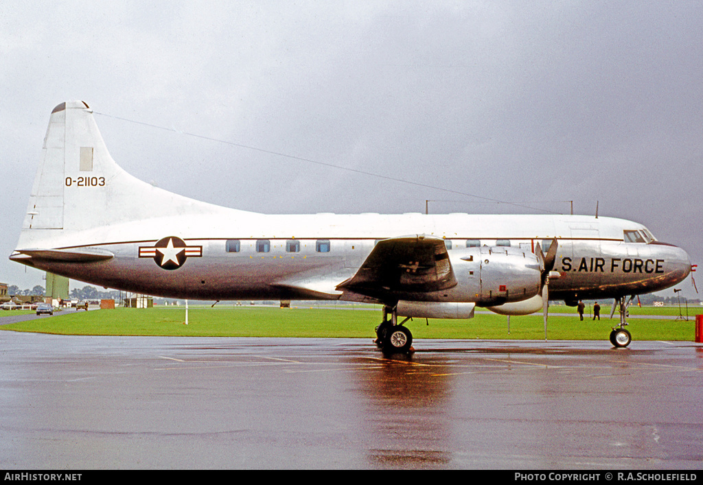 Aircraft Photo of 52-1103 / 0-21103 | Convair T-29C | USA - Air Force | AirHistory.net #11075