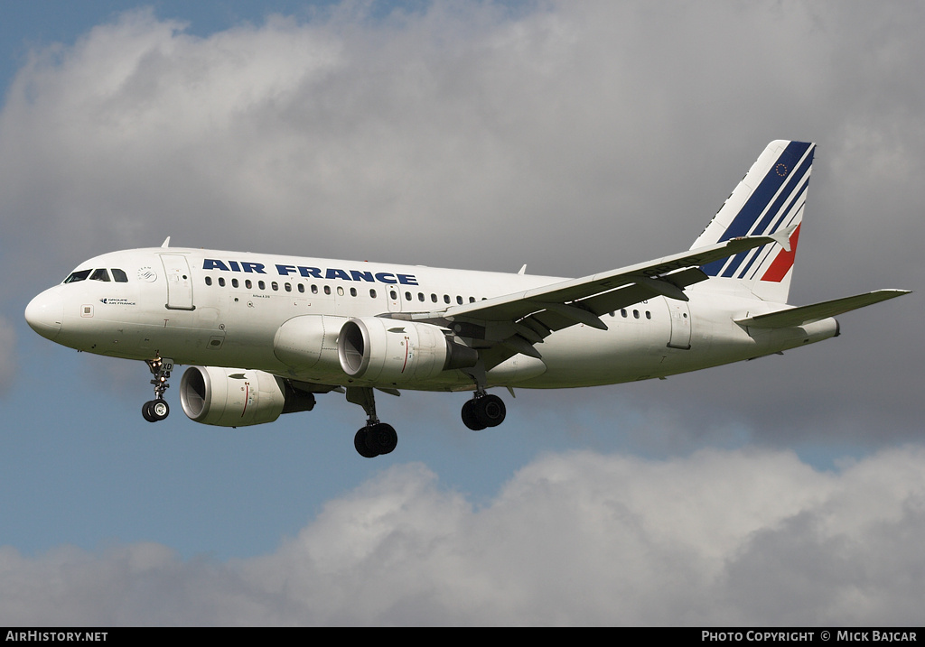 Aircraft Photo of F-GRXD | Airbus A319-111 | Air France | AirHistory.net #11095