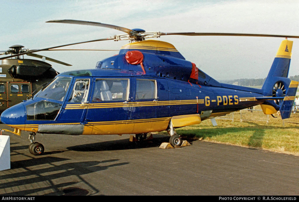 Aircraft Photo of G-PDES | Aerospatiale SA-365N Dauphin 2 | AirHistory.net #11131