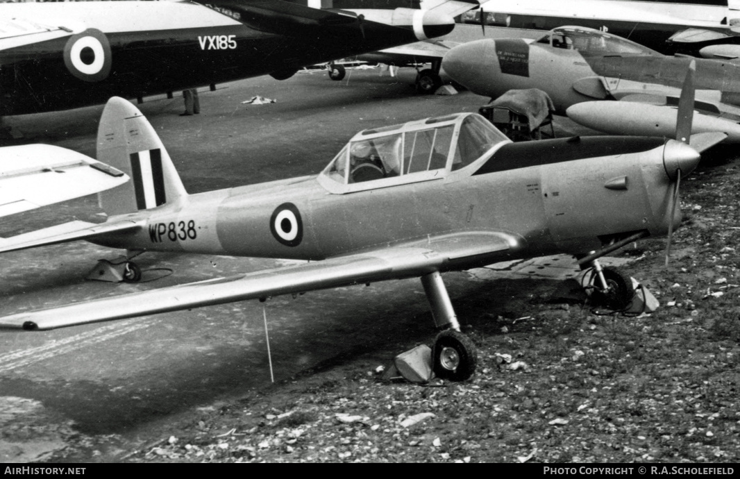 Aircraft Photo of WP838 | De Havilland DHC-1 Chipmunk T10 | UK - Air Force | AirHistory.net #11137