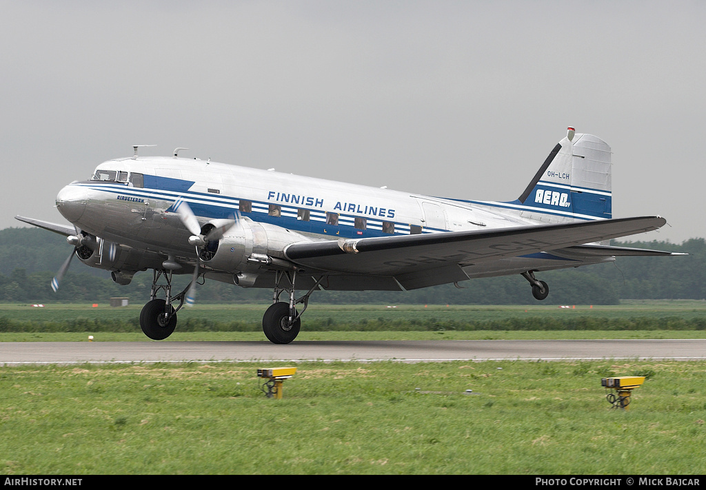 Aircraft Photo of OH-LCH | Douglas DC-3(CF) | Airveteran | Aero Oy - Finnish Airlines | AirHistory.net #11141
