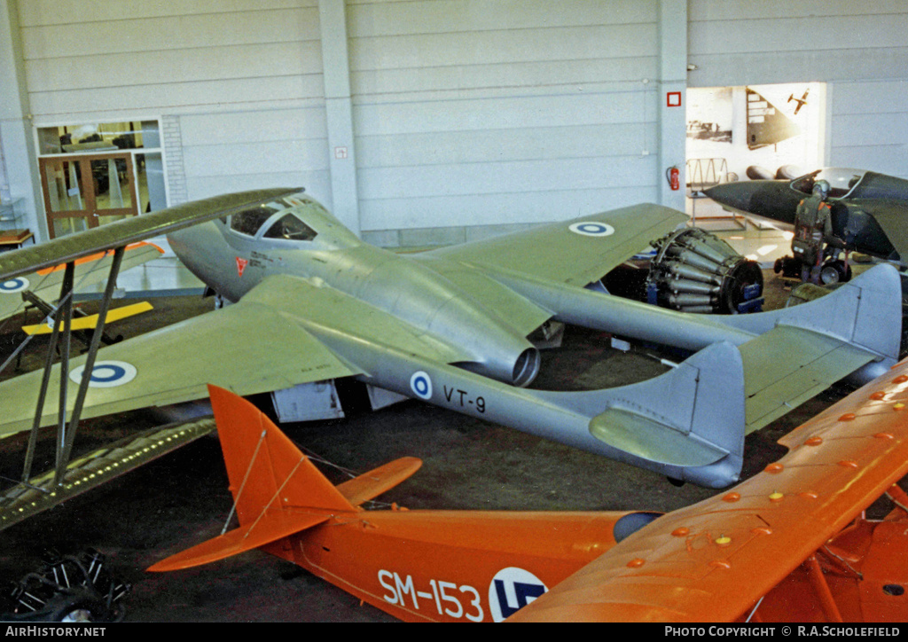 Aircraft Photo of VT-9 | De Havilland D.H. 115 Vampire T55 | Finland - Air Force | AirHistory.net #11151