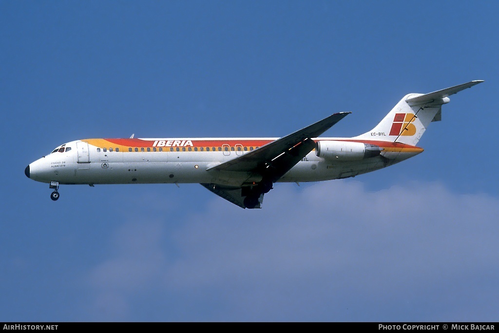 Aircraft Photo of EC-BYL | McDonnell Douglas DC-9-33RC | Iberia | AirHistory.net #11226