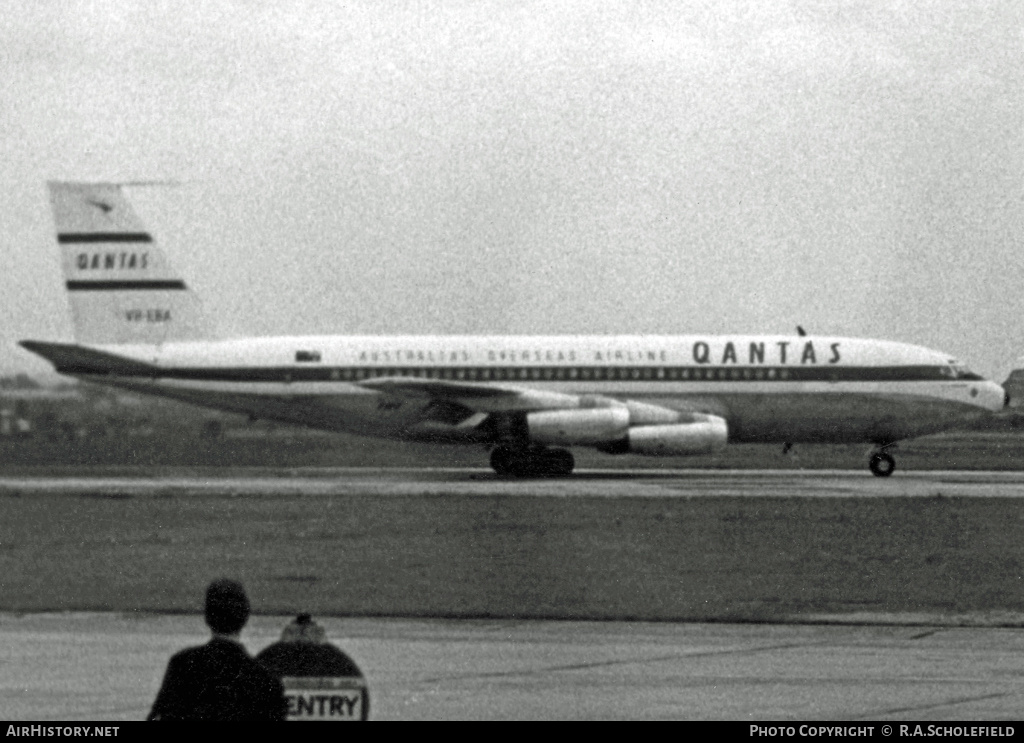 Aircraft Photo of VH-EBA | Boeing 707-138 | Qantas | AirHistory.net #11253
