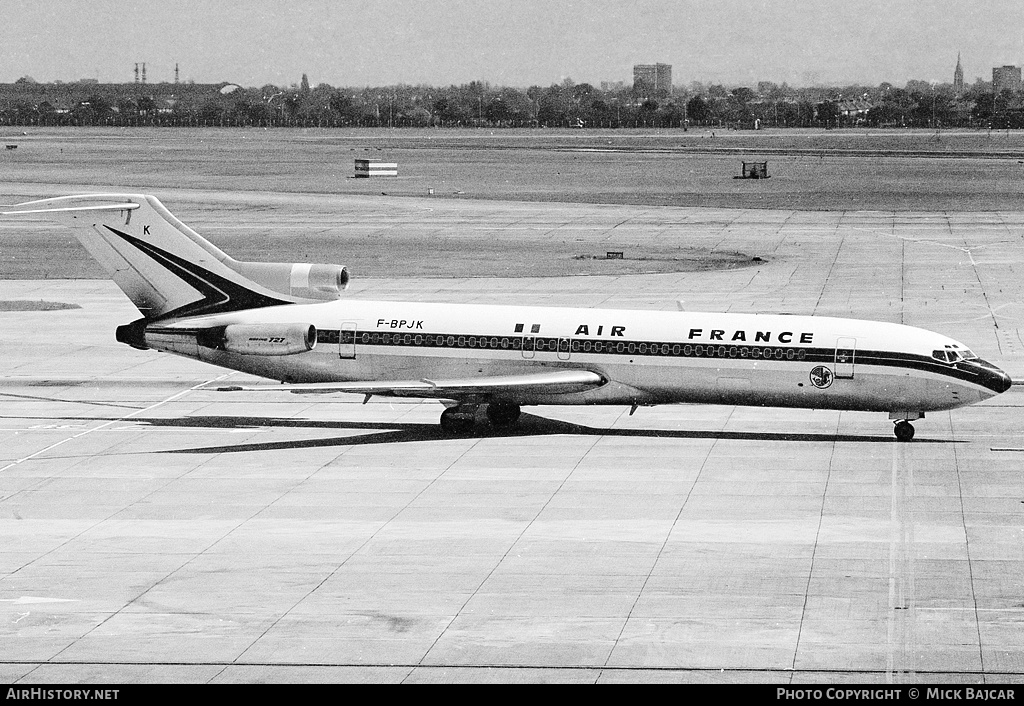 Aircraft Photo of F-BPJK | Boeing 727-228 | Air France | AirHistory.net #11260