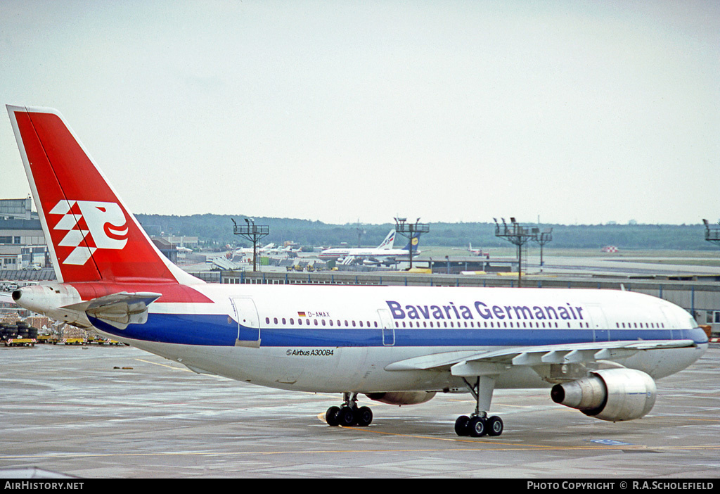 Aircraft Photo of D-AMAX | Airbus A300B4-103 | Bavaria Germanair | AirHistory.net #11290
