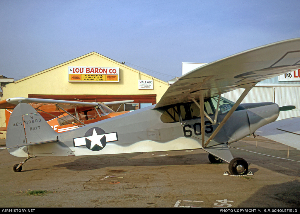 Aircraft Photo of N10603 | Piper PA-12 Super Cruiser | USA - Navy | AirHistory.net #11294