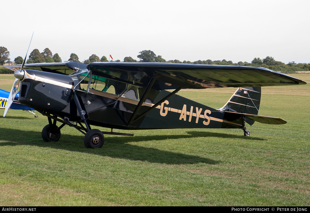Aircraft Photo of G-AIYS | De Havilland D.H. 85 Leopard Moth | AirHistory.net #11307
