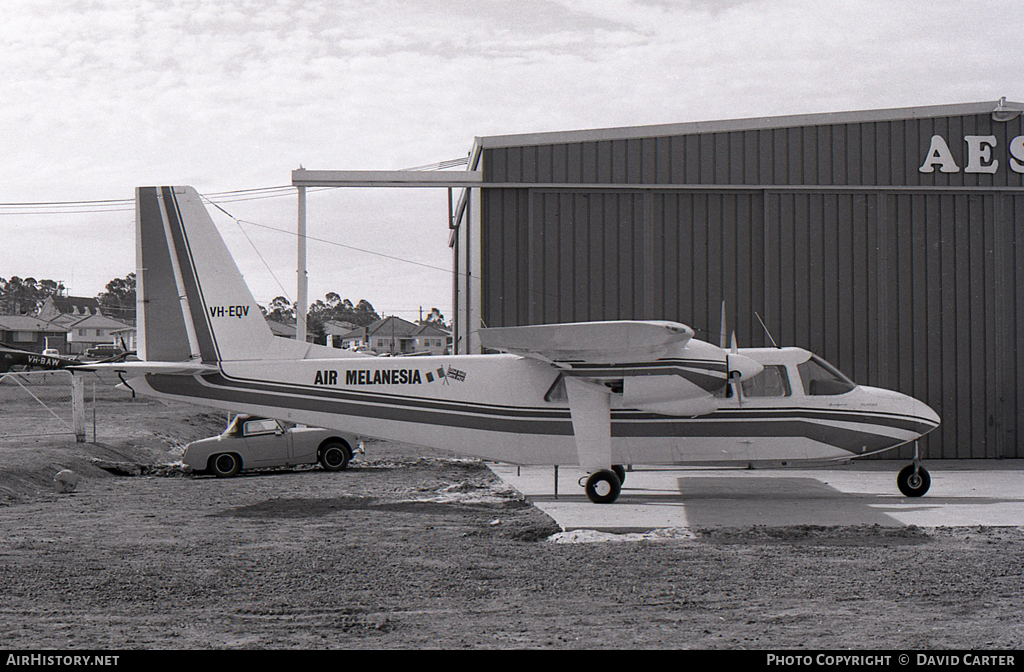 Aircraft Photo of VH-EQV | Britten-Norman BN-2A Islander | Air Melanesia | AirHistory.net #11333