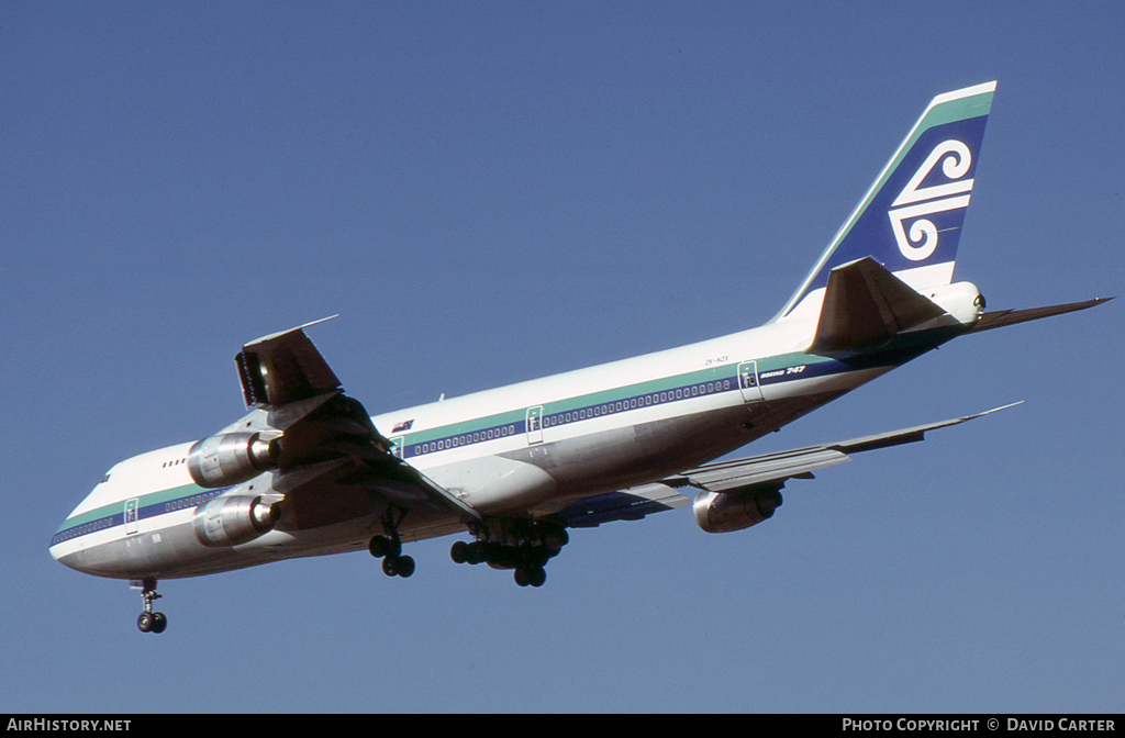 Aircraft Photo of ZK-NZX | Boeing 747-219B | Air New Zealand | AirHistory.net #11343