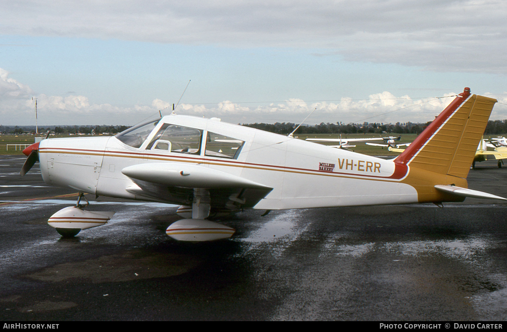 Aircraft Photo of VH-ERR | Piper PA-28-180 Cherokee B | Millers Bakery | AirHistory.net #11352