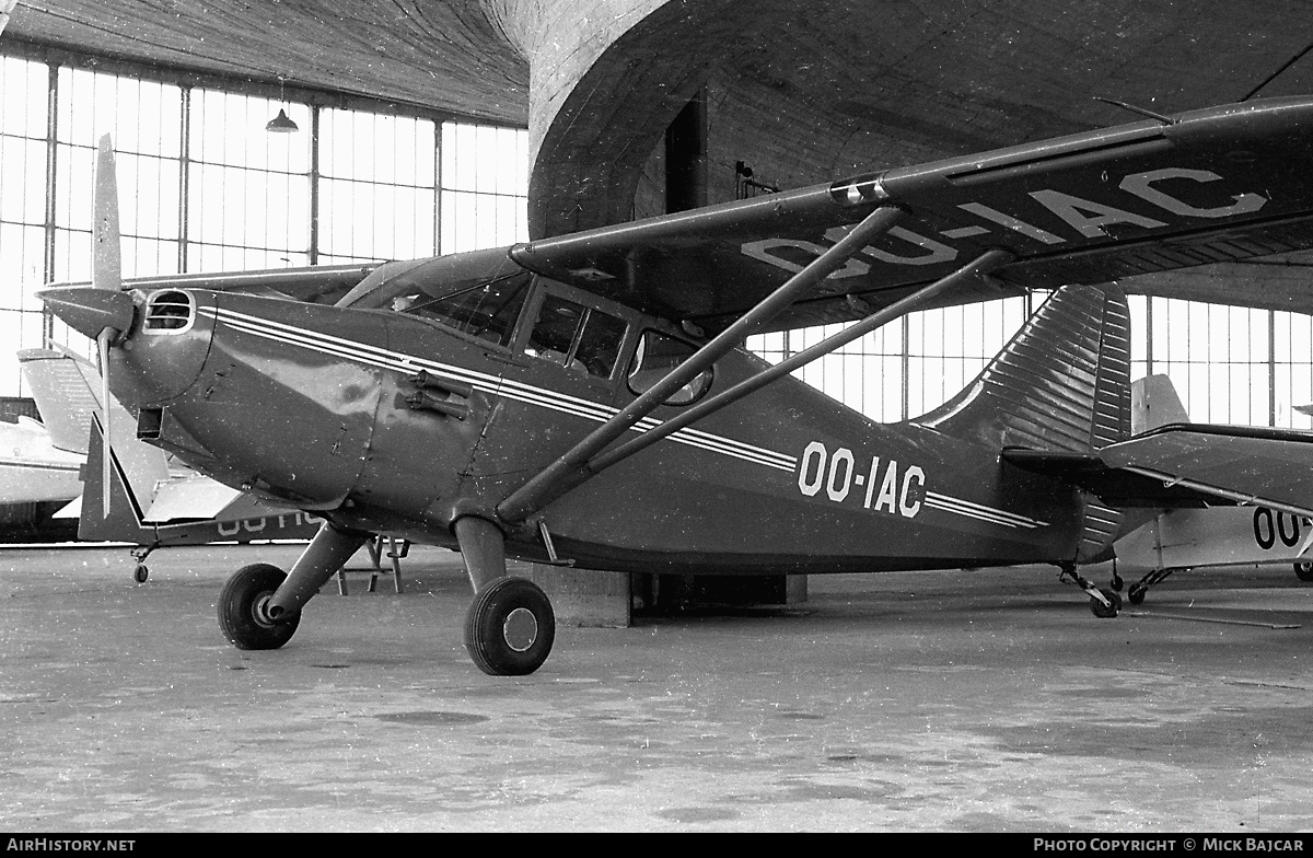 Aircraft Photo of OO-IAC | Stinson 108-3 Voyager | AirHistory.net #11366