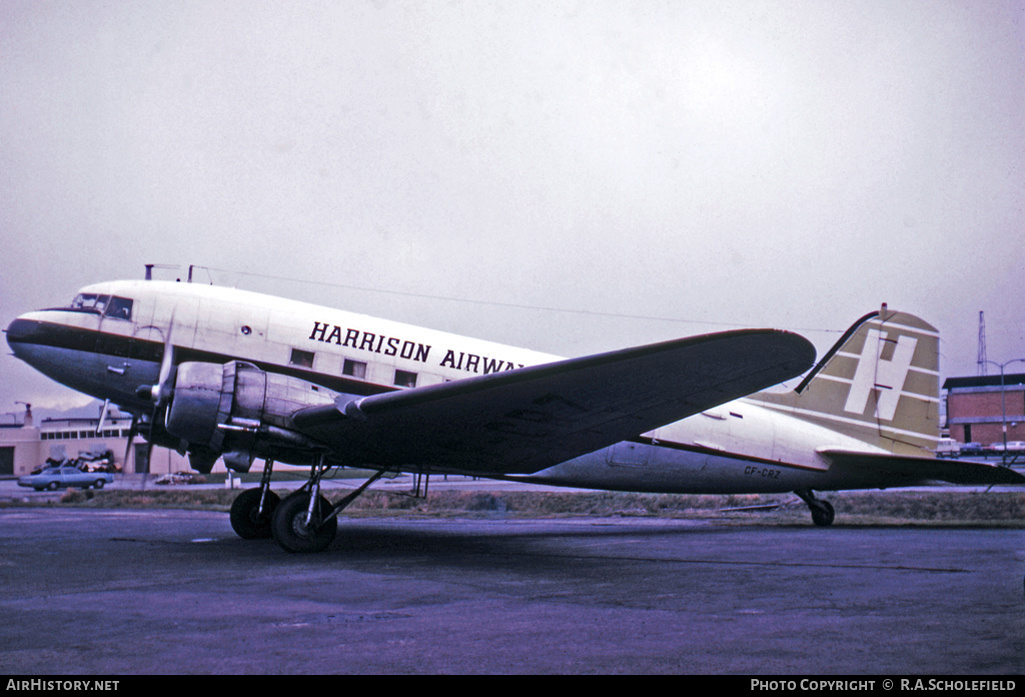 Aircraft Photo of CF-CRZ | Douglas C-47A Skytrain | Harrison Airways | AirHistory.net #11379