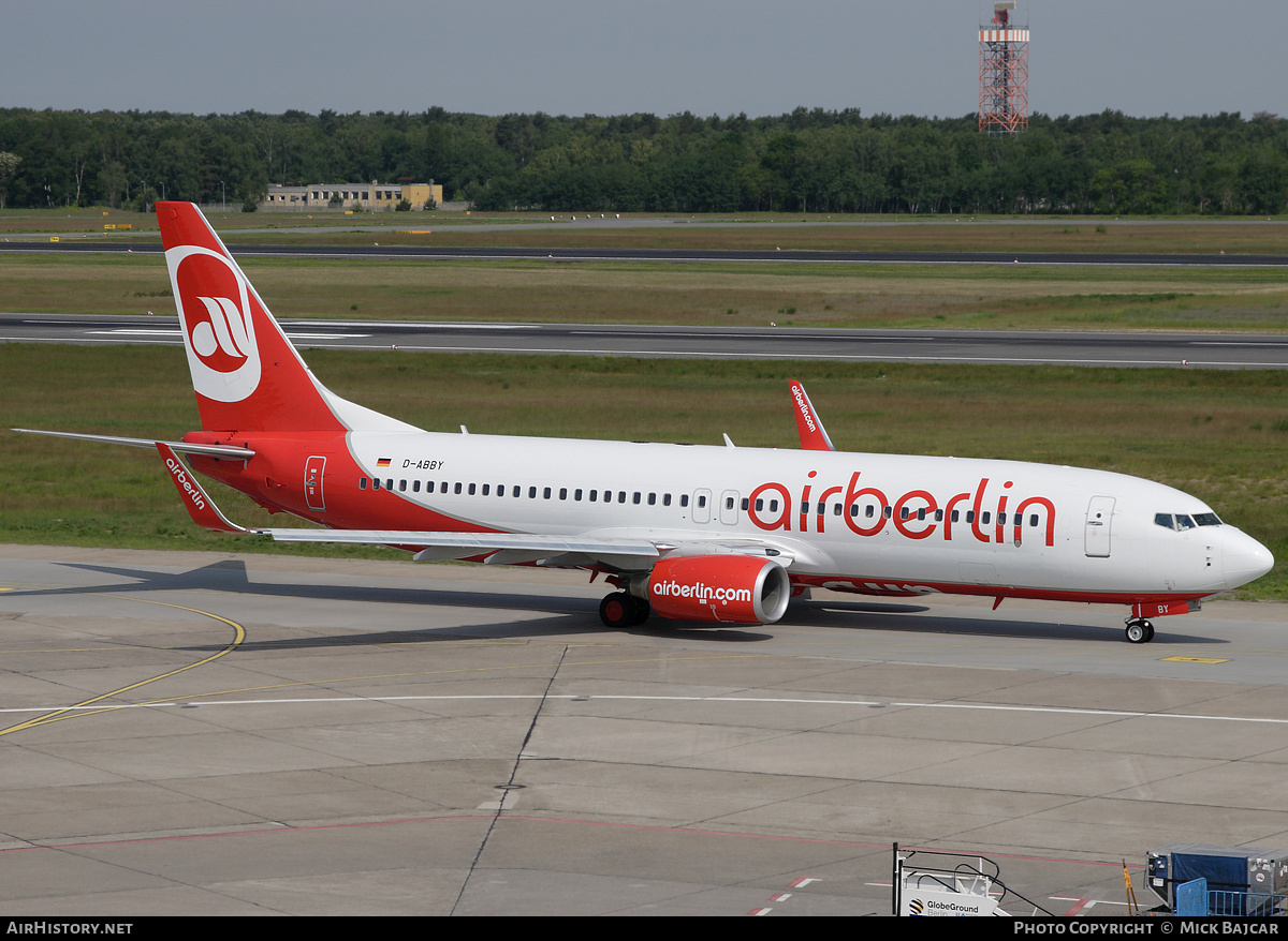 Aircraft Photo of D-ABBY | Boeing 737-808 | Air Berlin | AirHistory.net #11384