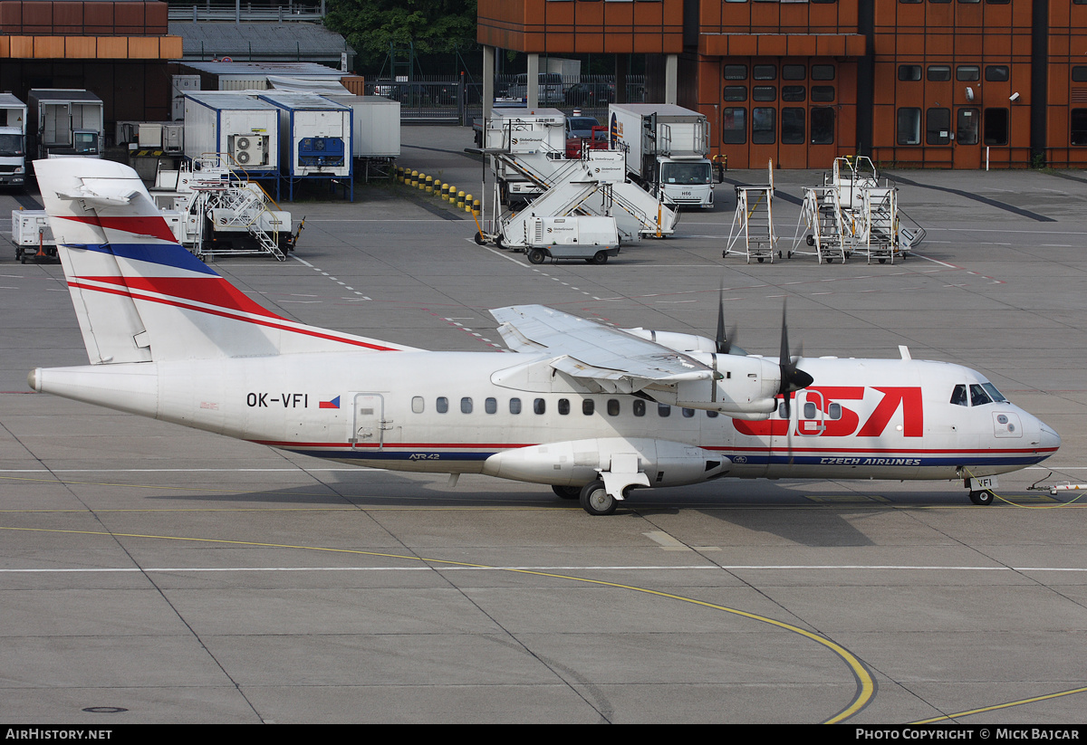 Aircraft Photo of OK-VFI | ATR ATR-42-320 | ČSA - Czech Airlines | AirHistory.net #11385
