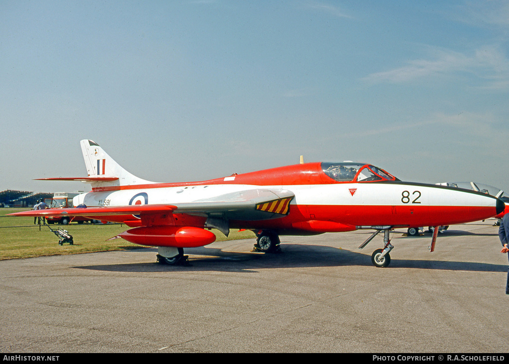 Aircraft Photo of XL591 | Hawker Hunter T7 | UK - Air Force | AirHistory.net #11408