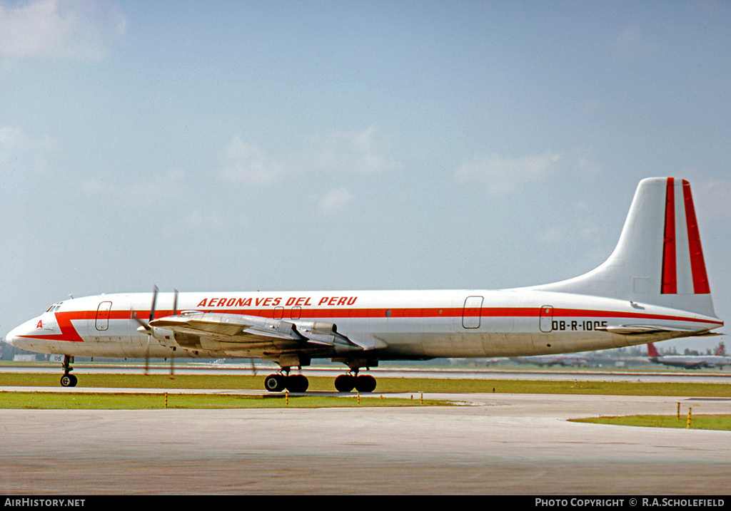 Aircraft Photo of OB-R-1005 | Canadair CL-44-6 Yukon | Aeronaves del Peru | AirHistory.net #11410