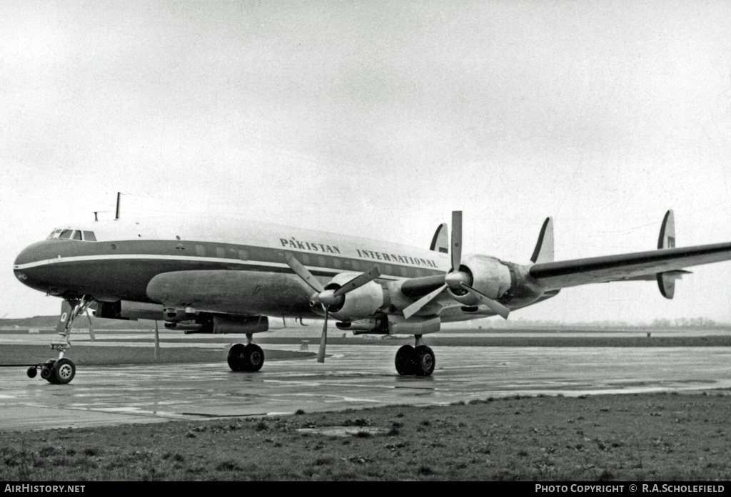 Aircraft Photo of AP-AFQ | Lockheed L-1049C Super Constellation | Pakistan International Airlines - PIA | AirHistory.net #11417