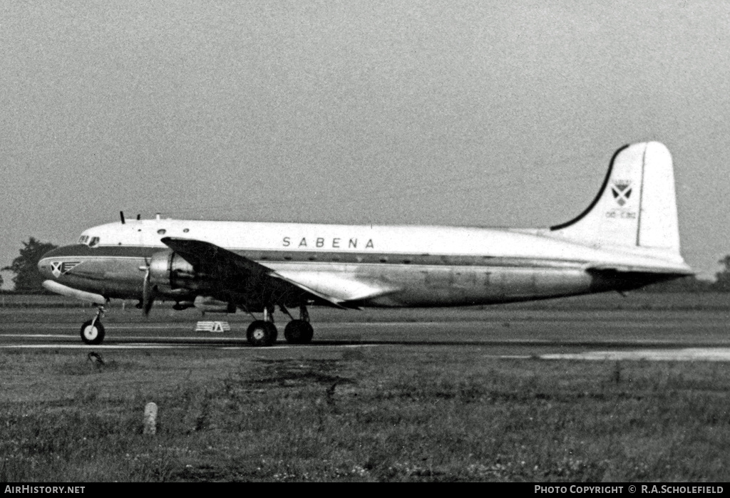 Aircraft Photo of OO-CBQ | Douglas DC-4-1009 | Sabena | AirHistory.net #11424