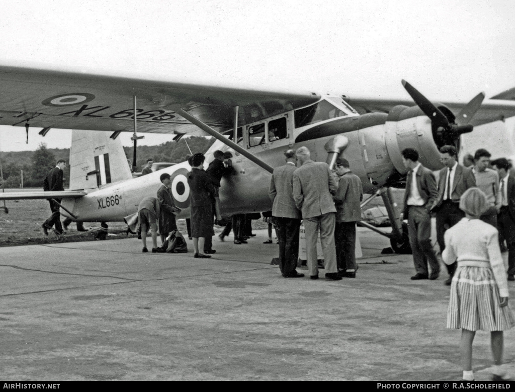 Aircraft Photo of XL666 | Scottish Aviation Pioneer CC.1 | UK - Air Force | AirHistory.net #11427