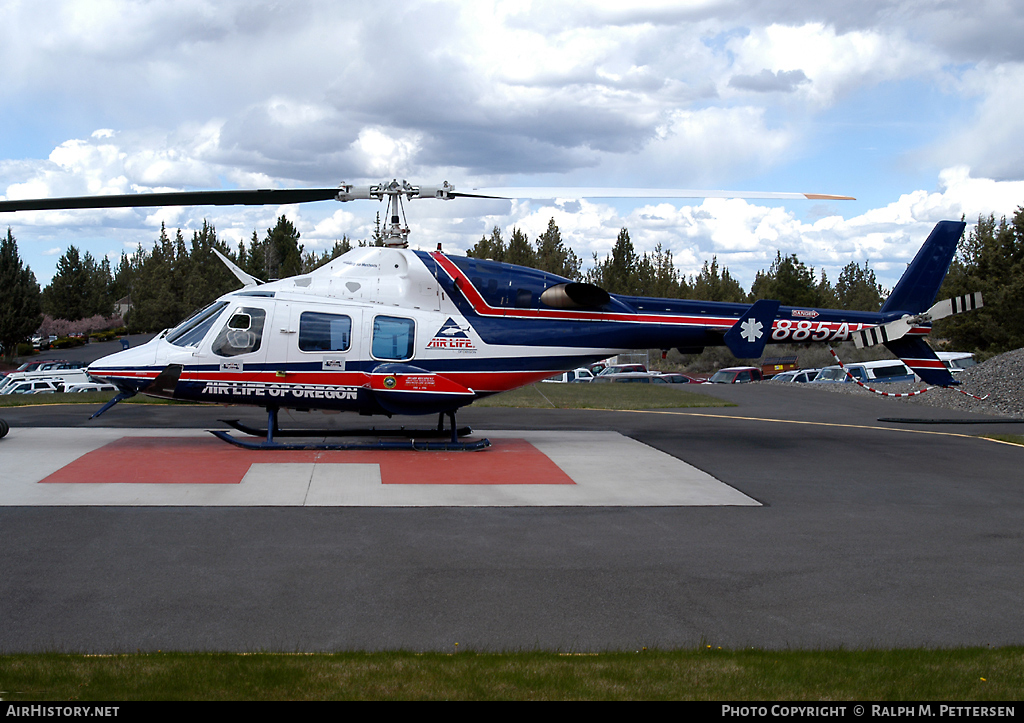 Aircraft Photo of N885AL | Bell 222U | Air Life of Oregon | AirHistory.net #11441