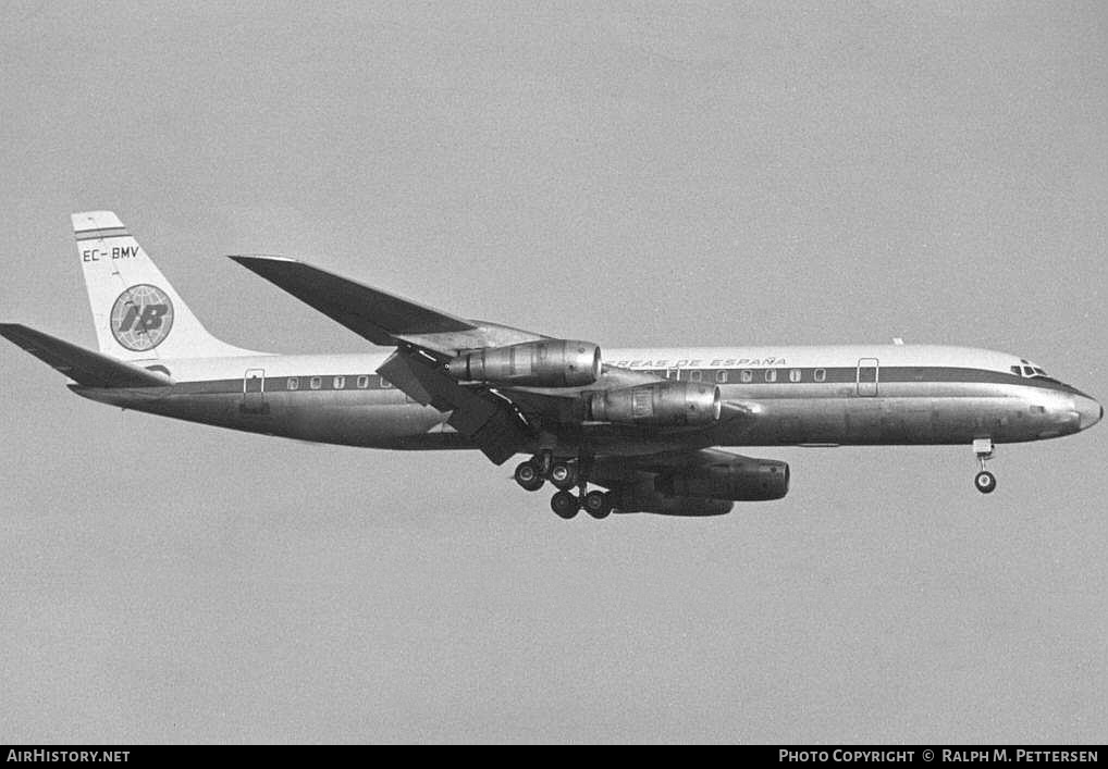 Aircraft Photo of EC-BMV | McDonnell Douglas DC-8-55CF Jet Trader | Iberia | AirHistory.net #11449