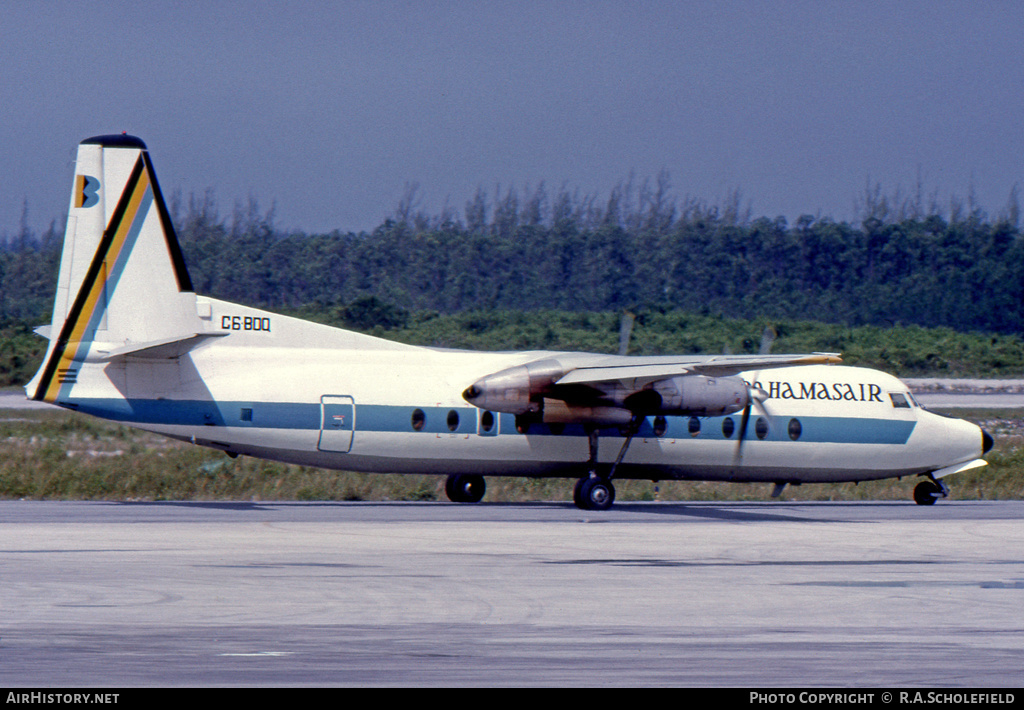 Aircraft Photo of C6-BDQ | Fairchild Hiller FH-227 | Bahamasair | AirHistory.net #11456