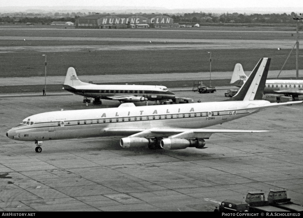 Aircraft Photo of I-DIWA | Douglas DC-8-43 | Alitalia | AirHistory.net #11478