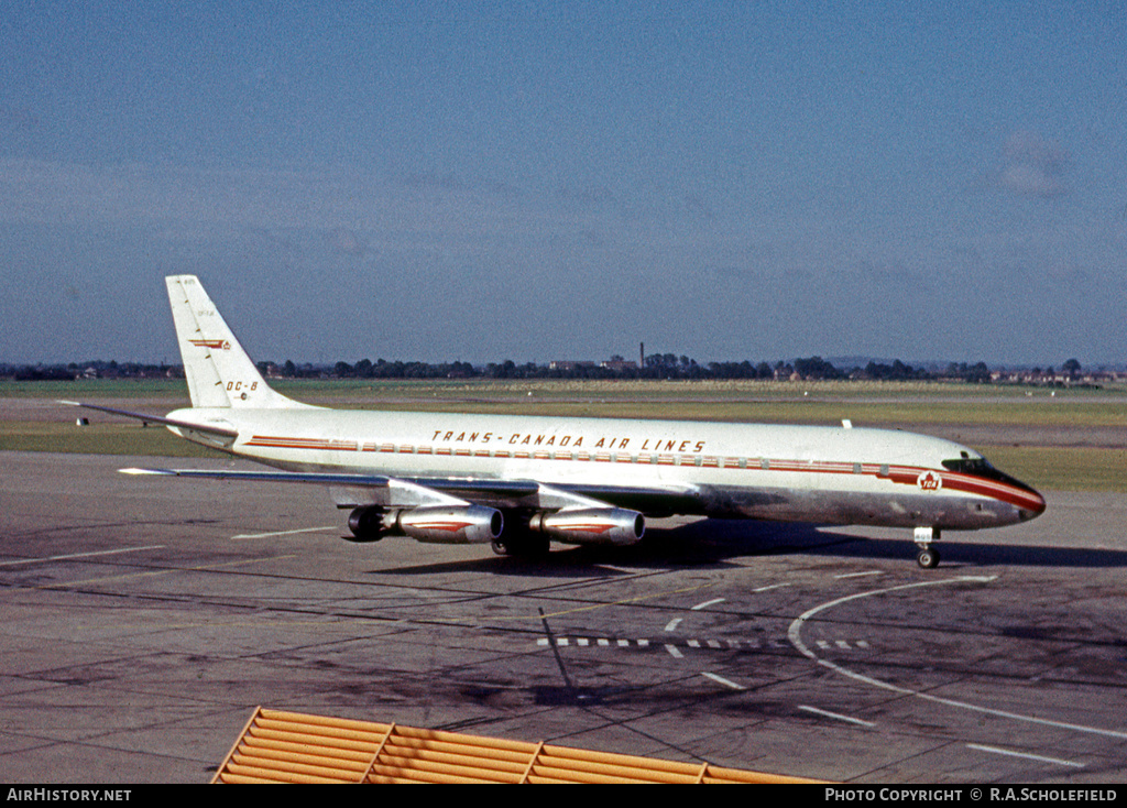 Aircraft Photo of CF-TJE | Douglas DC-8-43 | Trans-Canada Air Lines - TCA | AirHistory.net #11479