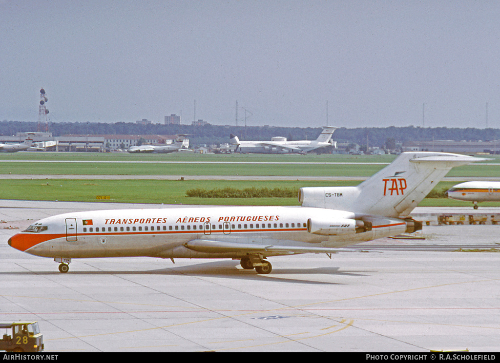 Aircraft Photo of CS-TBM | Boeing 727-82 | TAP - Transportes Aéreos Portugueses | AirHistory.net #11485