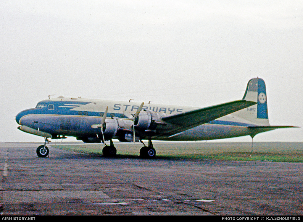 Aircraft Photo of G-APEZ | Douglas DC-4-1009 | Starways | AirHistory.net #11513